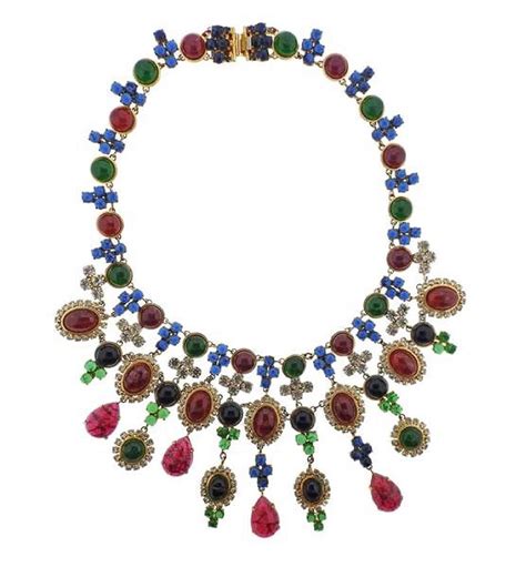 chritian dior necklace|christian dior costume jewelry necklace.